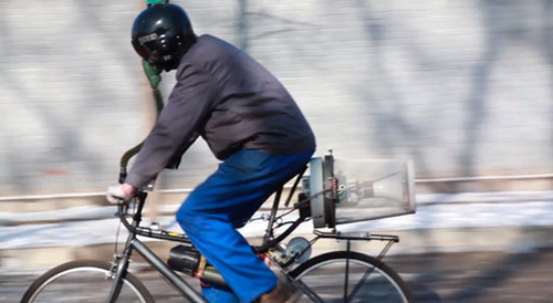 respraying a bike