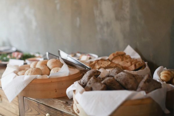 Vegan Brunch Buffet at Cafe Zarah Beijing, selection of breads