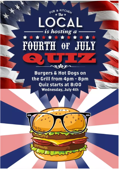 4th of July Quiz & Cookout