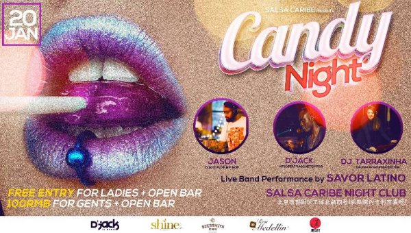 Candy Night at Salsa Caribe