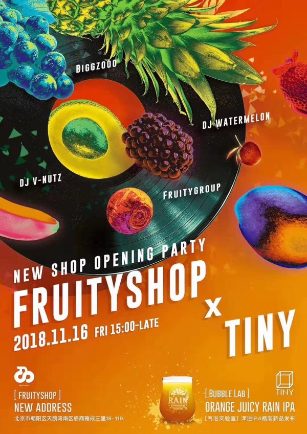 Opening Party at Fruityshop’s New Location