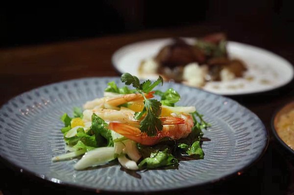 Shrimp, Fennel and Orange Marmalade Salad