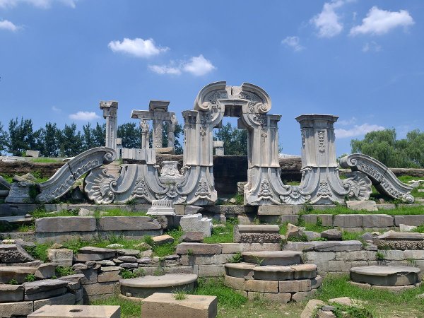 Old Summer palace yuanmingyuan walking tour