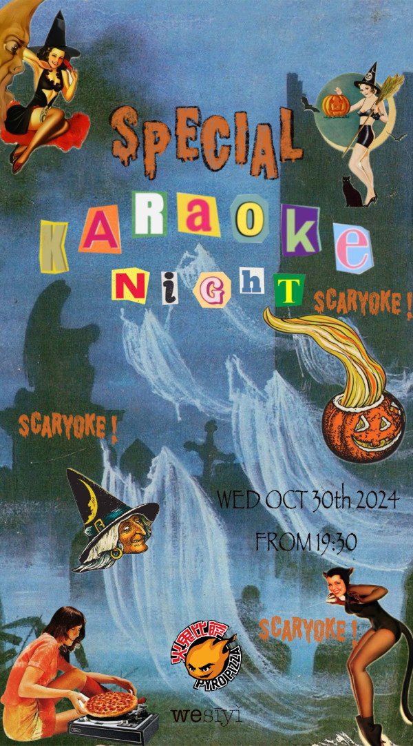 A full-on costume karaoke party! We’re challenging you to not only sing like your favorite artists but to be them for the night. 