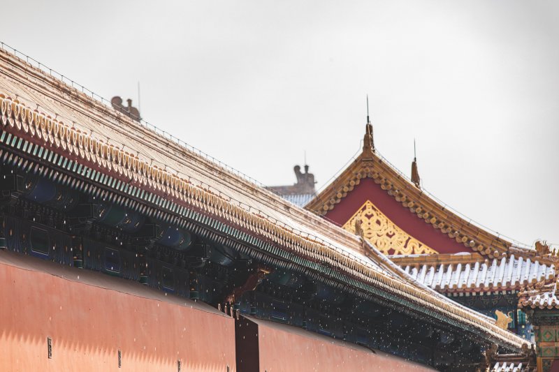 Auburn Temples in Snow: Capturing the Forbidden City After the First ...