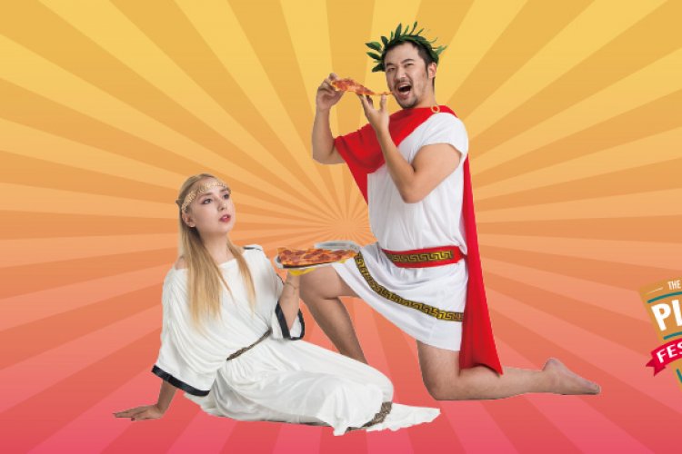 Behold the Mighty Toga: The Must-Have Fashion Accessory of 2019 Pizza Festival