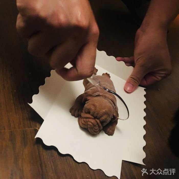 mousse dog cake