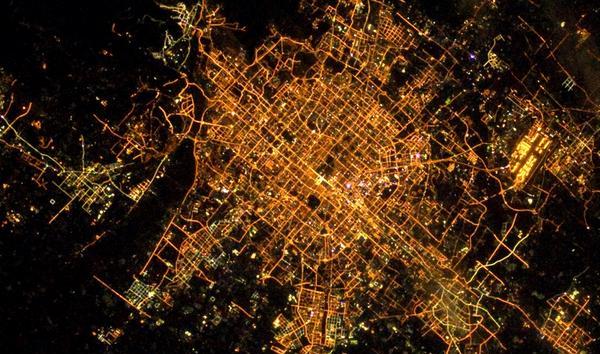 Beijing at Night: Astronaut Tweets Photo of Capital After Dark, From Space  the Beijinger