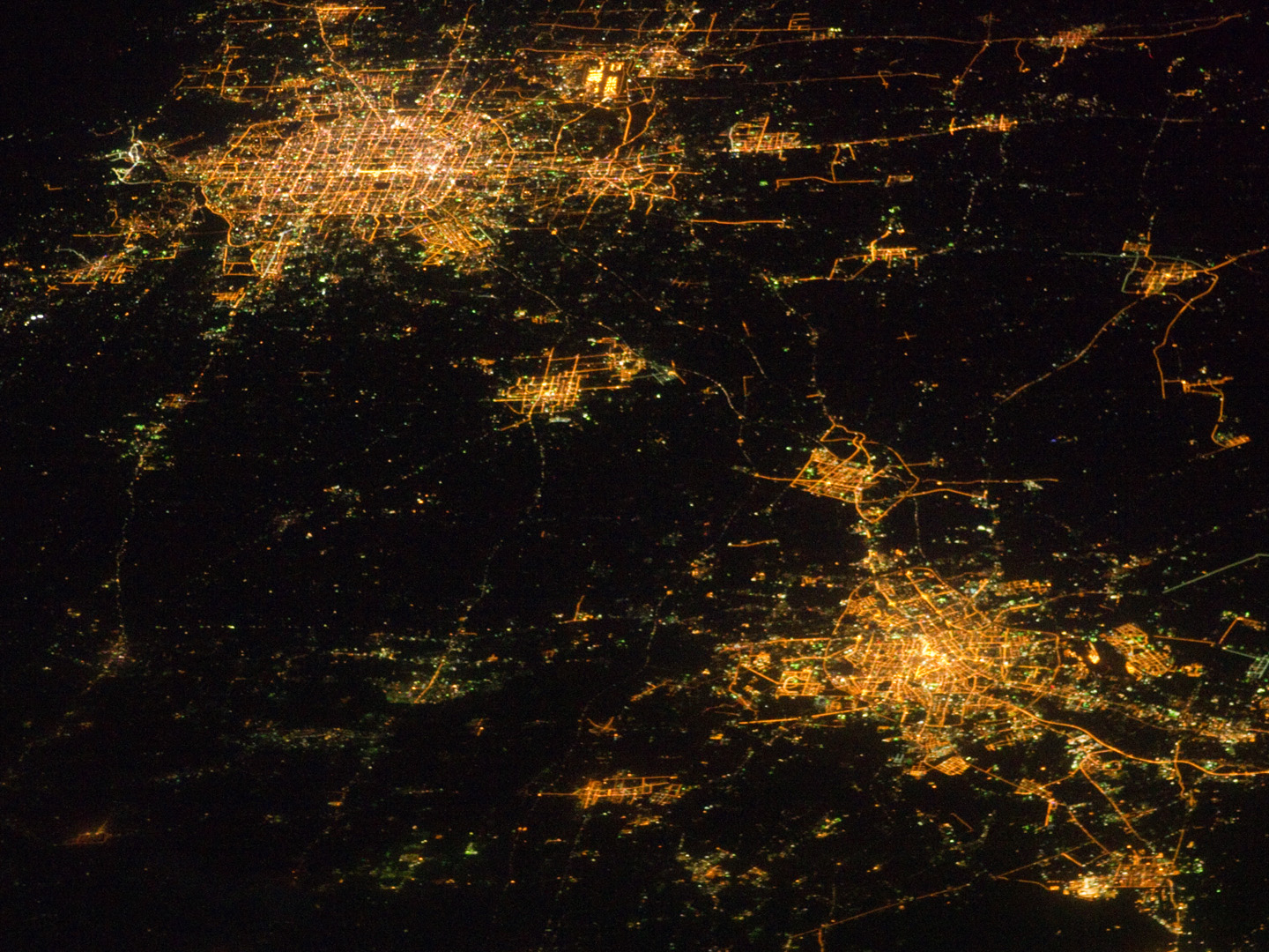 Beijing at Night: Astronaut Tweets Photo of Capital After Dark, From Space