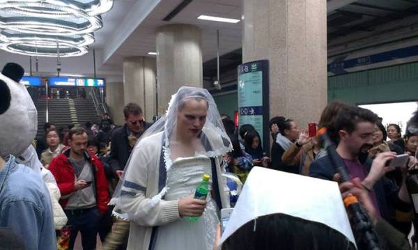 Throwback Thursday: The Greatest Halloween Party Ever to Hit the Beijing Subway