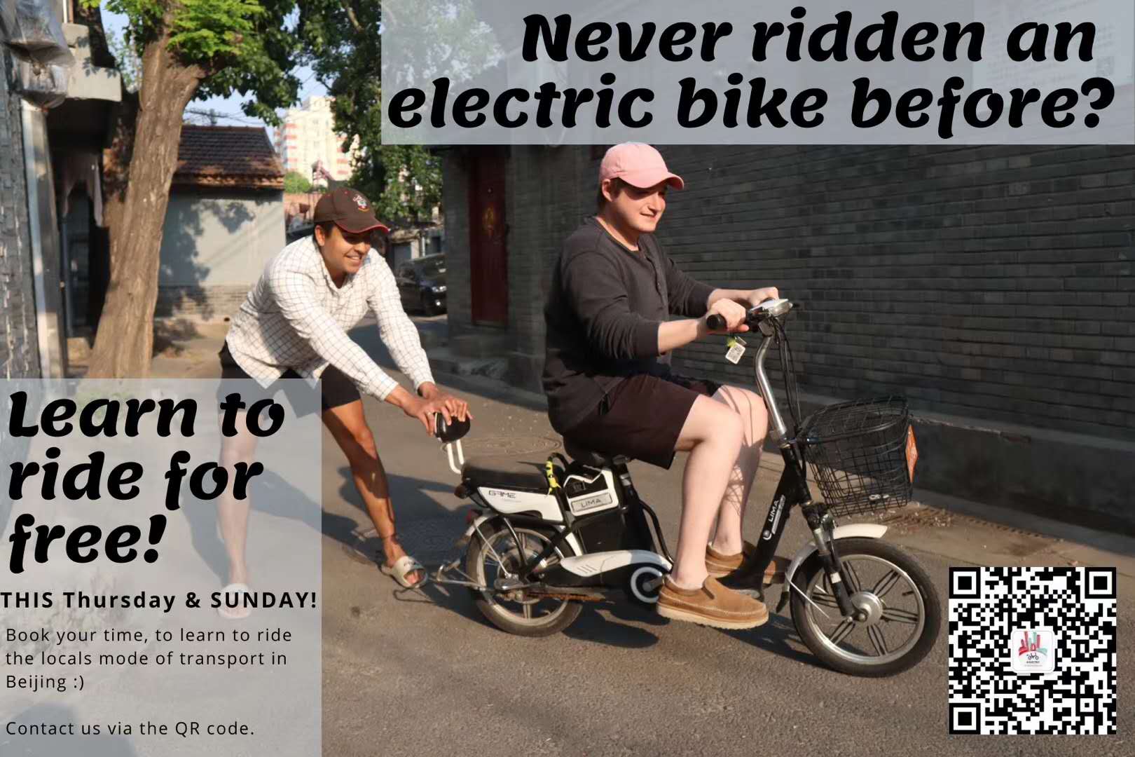 Learn To Ride For Free With B-Electric ! | The Beijinger