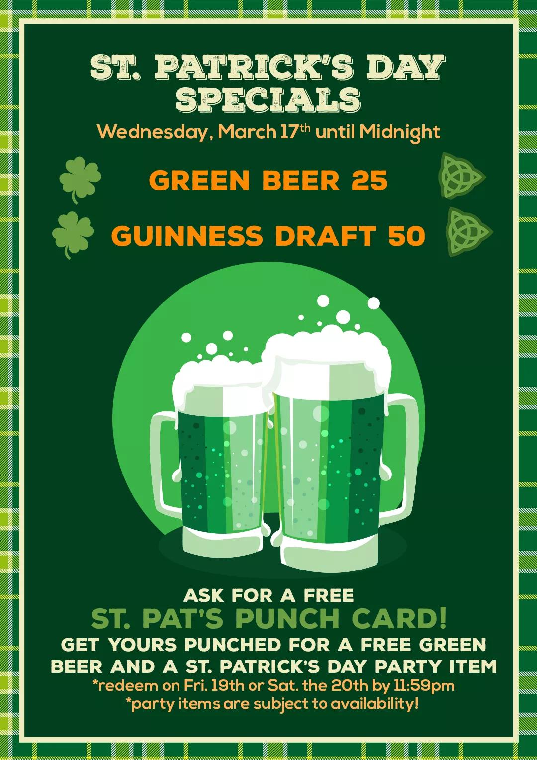 St Patricks Day Green Beer And Guinness Specials The Beijinger 